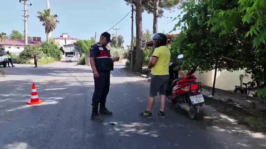 Gazipaşa’da Polis Ve Jandarmadan Hava Ve Kara Destekli Denetim