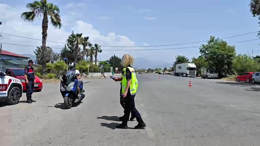 Gazipaşa’da Polis Ve Jandarmadan Hava Ve Kara Destekli Denetim