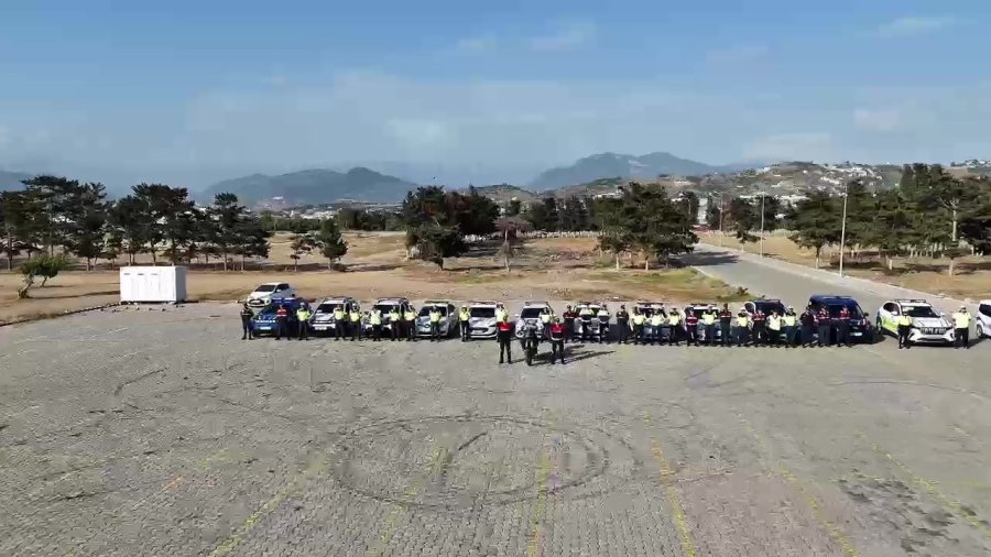 Gazipaşa’da Polis Ve Jandarmadan Hava Ve Kara Destekli Denetim