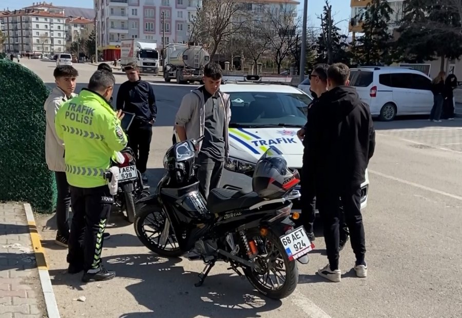 Aksaray’da Usulsüz 3 Bin Motosiklet Trafikten Men Edildi