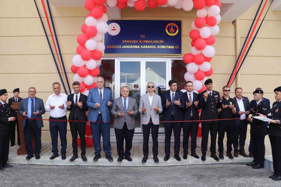 Kazancı Jandarma Karakol Komutanlığı İle Lojman Binası Hizmete Açıldı