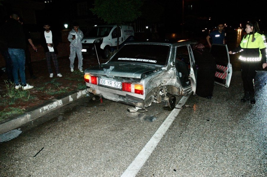 Konya’da Otomobiller Çarpıştı: 2 Yaralı