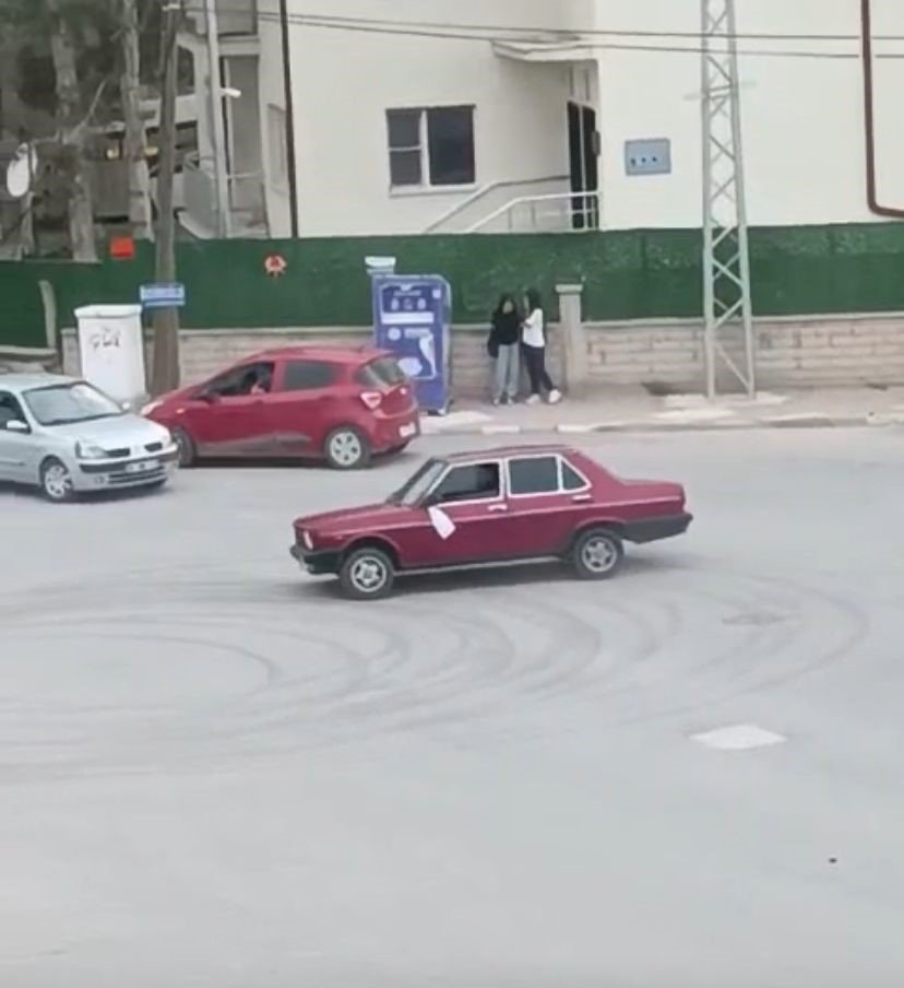 Konya’da Drift Yapan Sürücüye Ceza Yağdı
