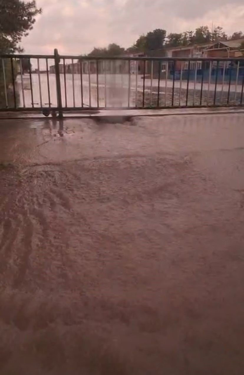 Karapınar’da Sağanak Yağış