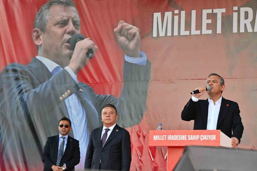 Chp Genel Başkanı Özel: "antalya Milletin Kalesidir"