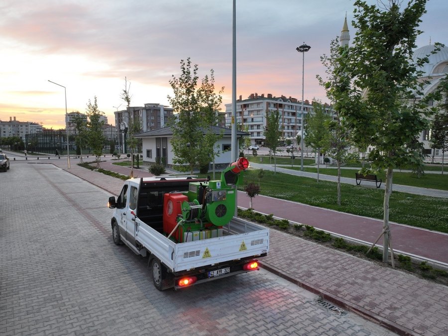 Karatay Belediyesi’nden Bayram Öncesi İlaçlama Mesaisi