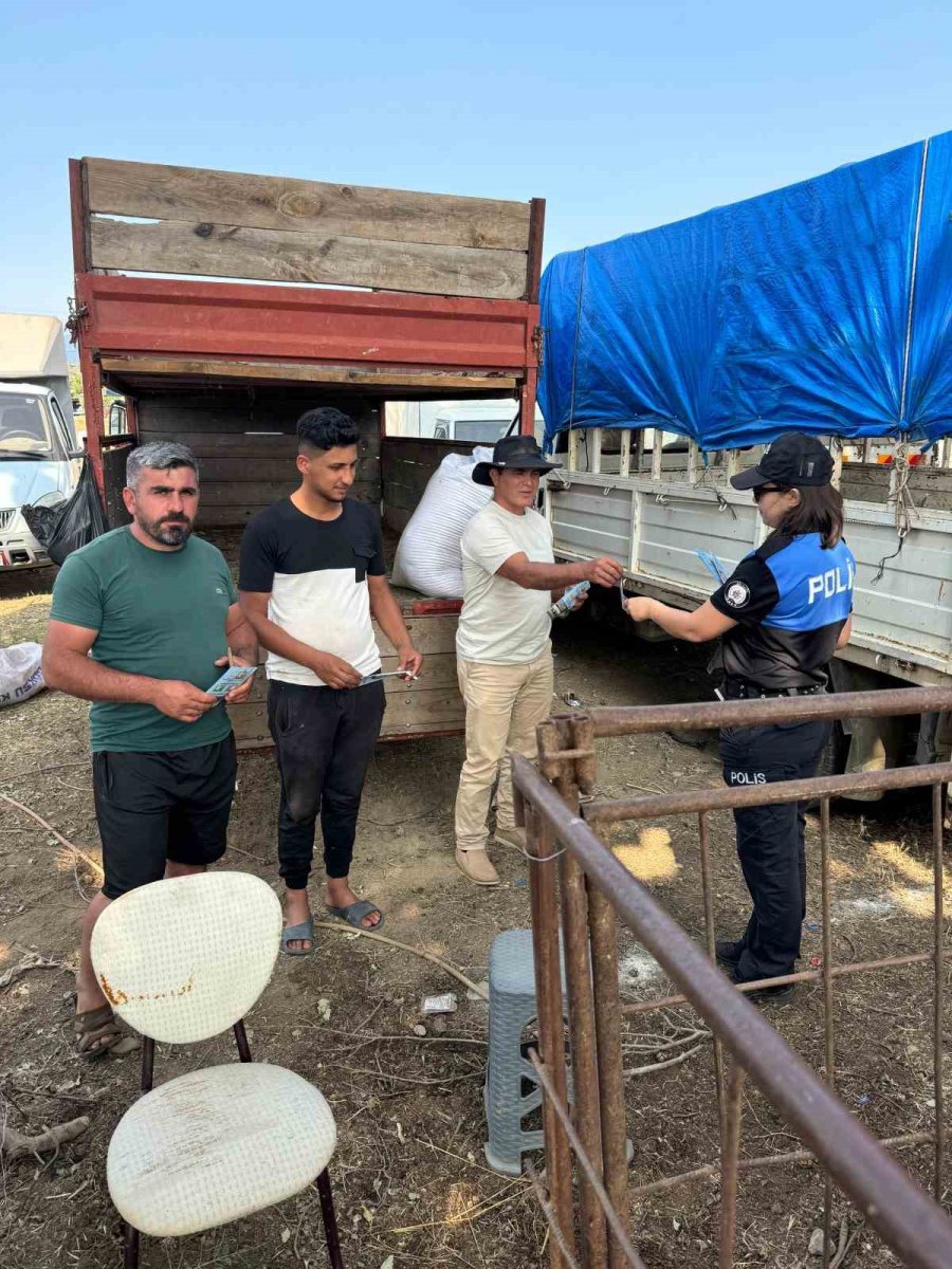 Gazipaşa’da Polis Ekipleri Sahte Para Ve Dolandırıcılığa Karşı Vatandaşları Uyardı