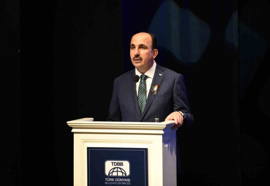 Tdbb Başkanı Altay: "türk Dünyasında İhtiyaç Duyan Tüm Üye Ve Kardeş Şehirlerin Yanında Olmayı, Zulme Karşı Dimdik Durmayı Sürdüreceğiz"