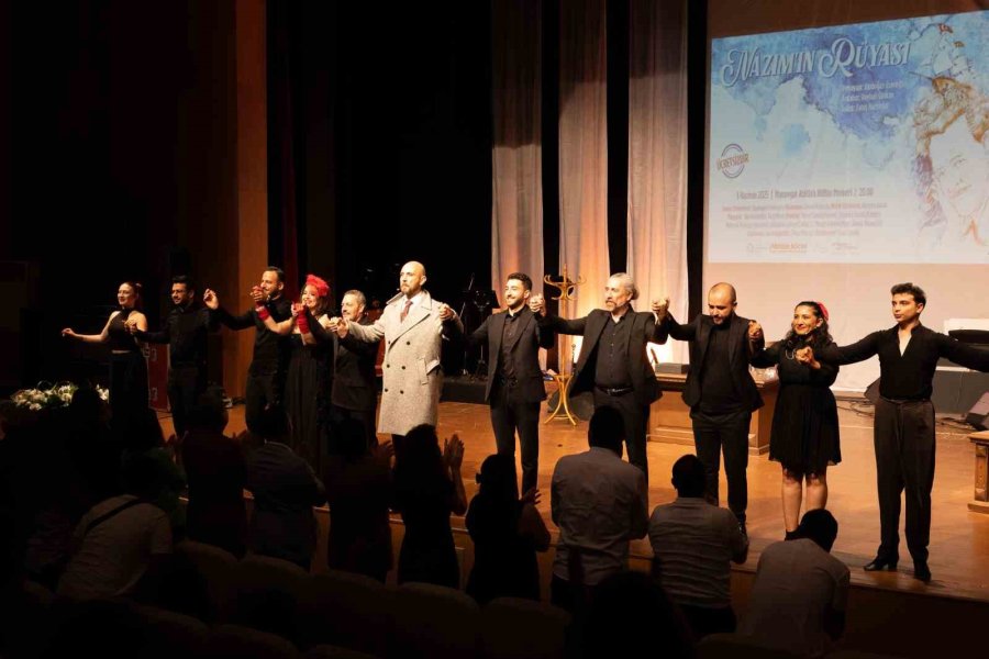 Nazım Hikmet, Vefatının 62. Yılında Manavgat’ta "nazım’ın Rüyası" İle Anıldı
