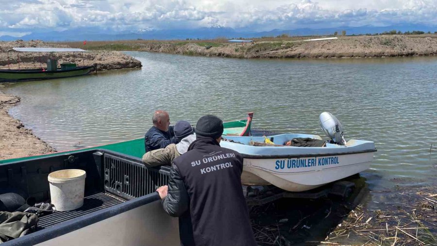 Beyşehir Gölünde Denetimler Sürüyor