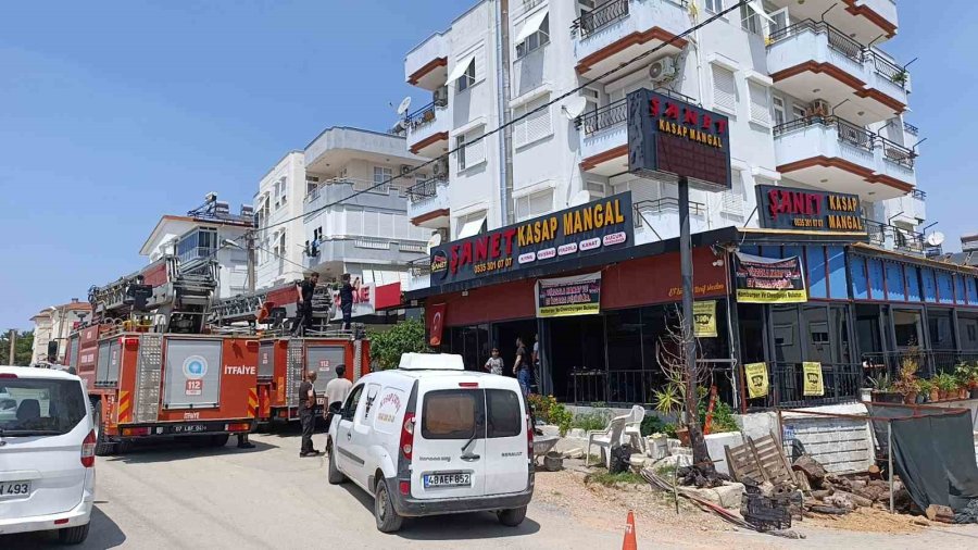 Baca Yangını İtfaiye Ve Jandarmayı Alarma Geçirdi