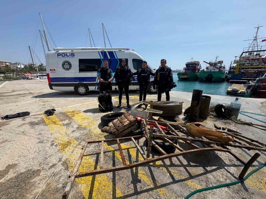 Kurbağa Adamlar Daldı, Hayalet Ağlar Temizlenip Balıklara Yaşam Alanı Oluşturuldu