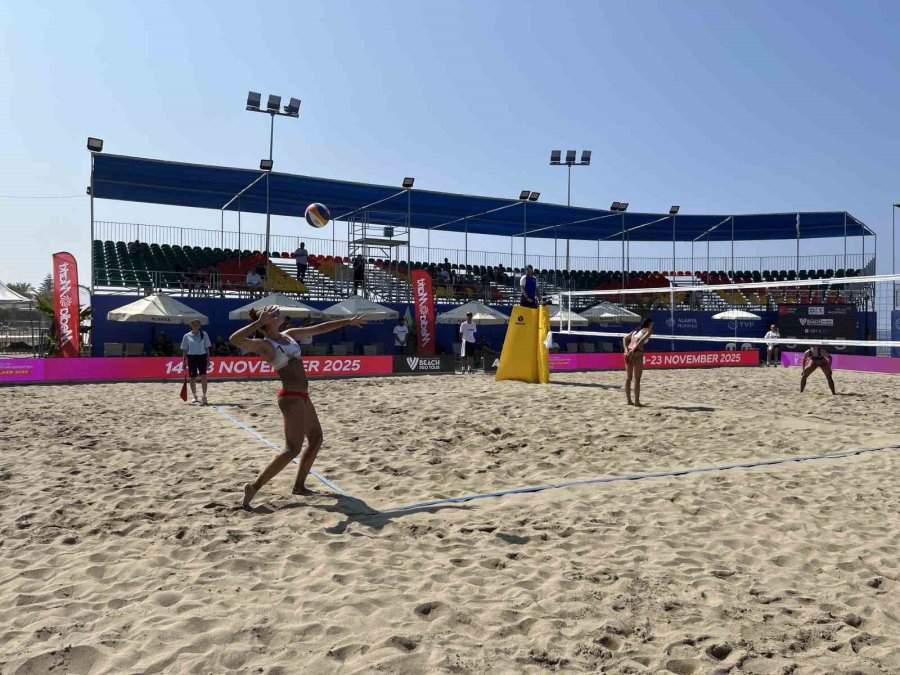 Dünya Plaj Voleybolu Pro Tur’un Alanya Etabı Başladı