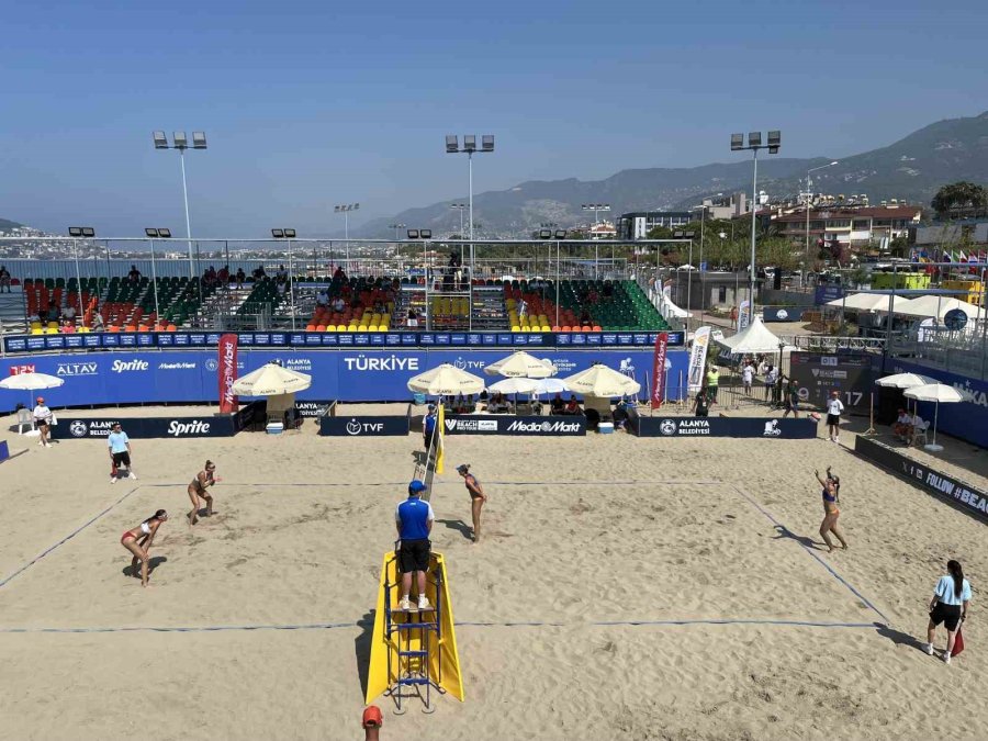 Dünya Plaj Voleybolu Pro Tur’un Alanya Etabı Başladı