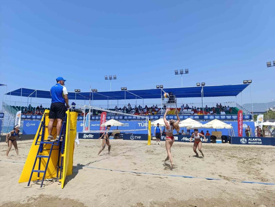Dünya Plaj Voleybolu Pro Tur’un Alanya Etabı Başladı