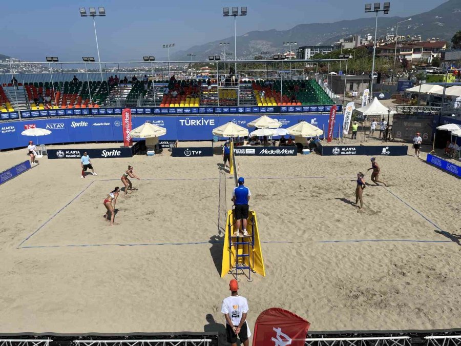 Dünya Plaj Voleybolu Pro Tur’un Alanya Etabı Başladı