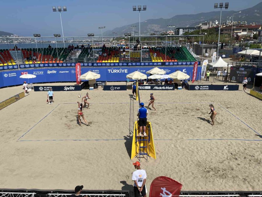 Dünya Plaj Voleybolu Pro Tur’un Alanya Etabı Başladı