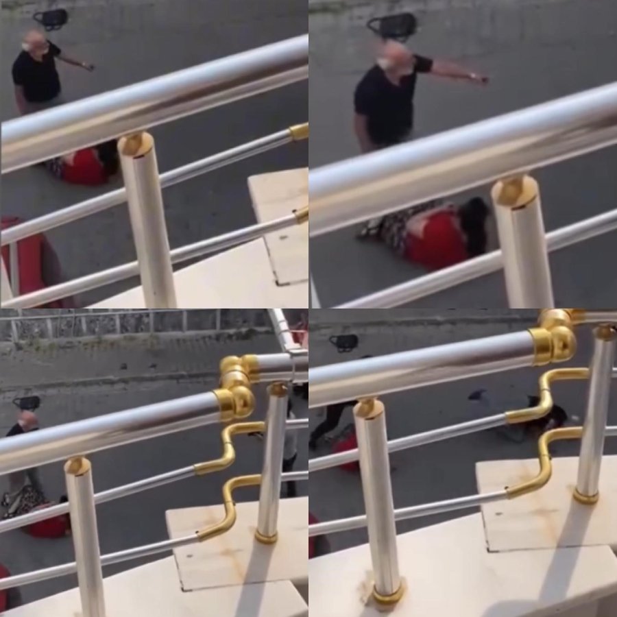 Sokakta Eşini Bıçakla Rehin Aldı, Vatandaş Tek Hamleyle Kurtardı: O Anlar Kamerada