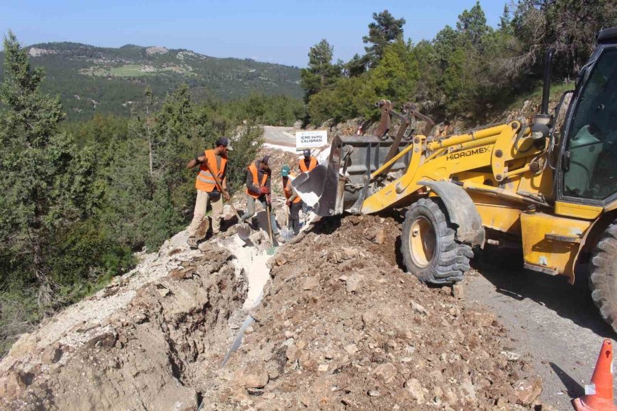 Asat’tan Korkuteli’de 28 Kilometrelik İçme Suyu Çalışması