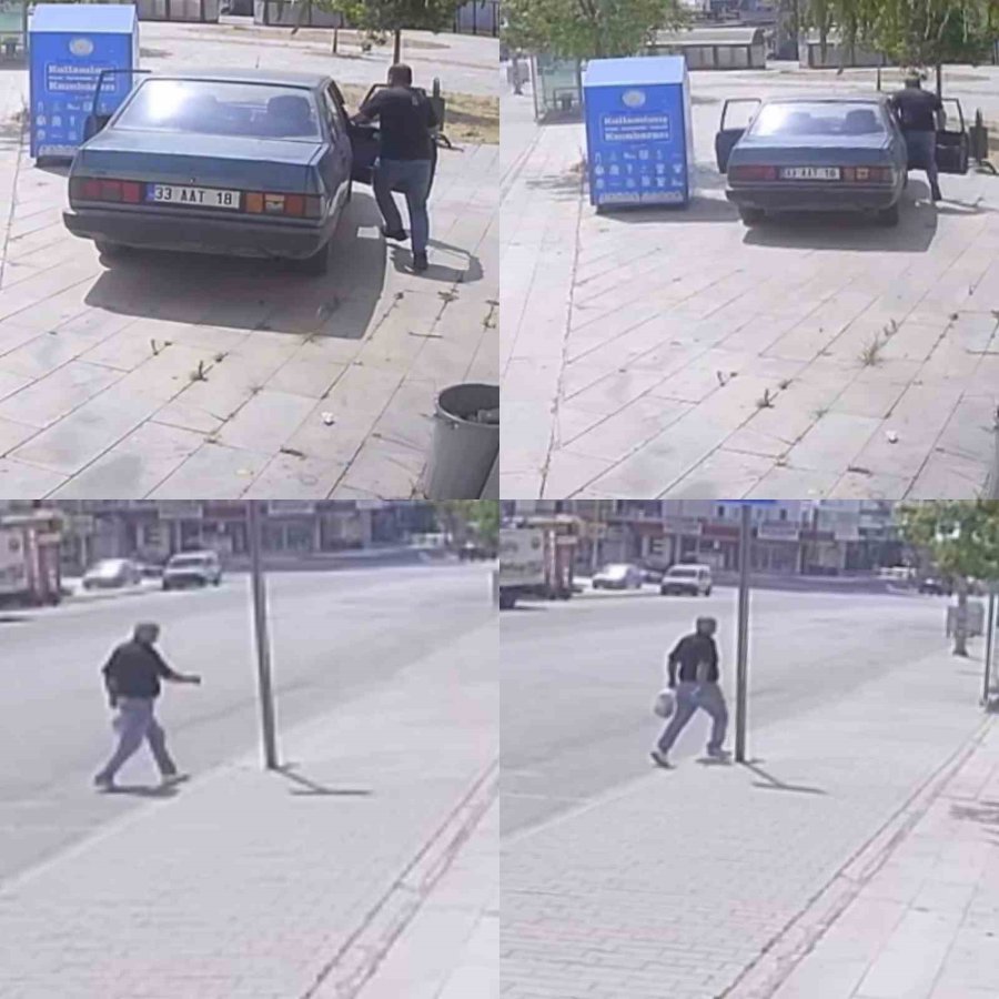 Günün Kahramanı Taksici: Caddeyi Geçip İnsanların Üzerine Giden Otomobili Durdurdu