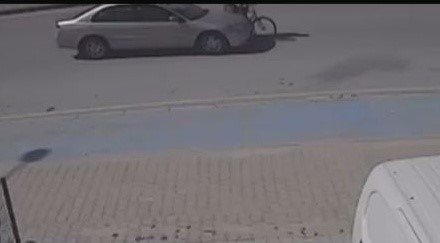 Bisiklet Sürücüsünün Hayatını Kaybettiği Kaza Kamerada