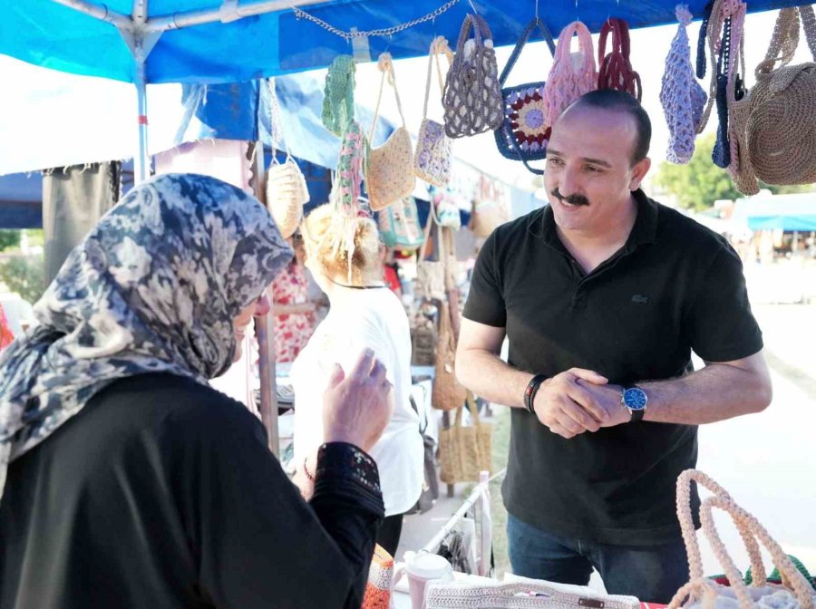 Başkan Kotan’dan Üreten Kadınlara Destek