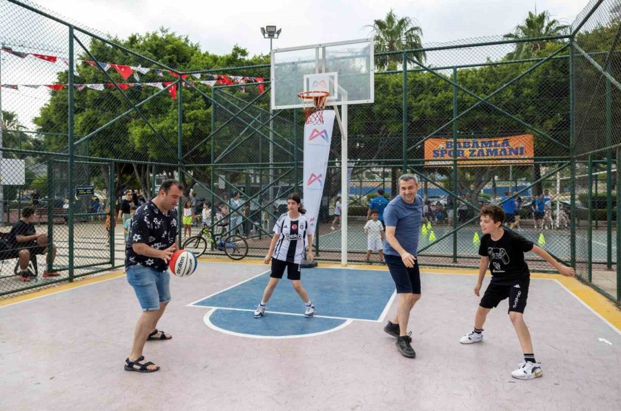 Mersin’de ’babalar Günü’nde Hem Spor Hem Eğlence Dolu Kutlama