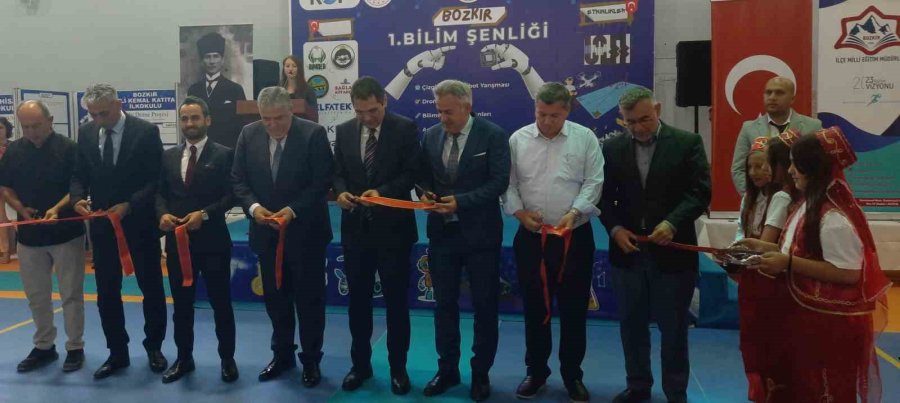 Bozkır’da 1. Bilim Şenliği Açıldı