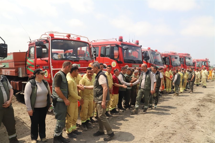 Mersin’de Orman Yangınlarına Karşı İşbaşı Eğitimleri Tamamlandı