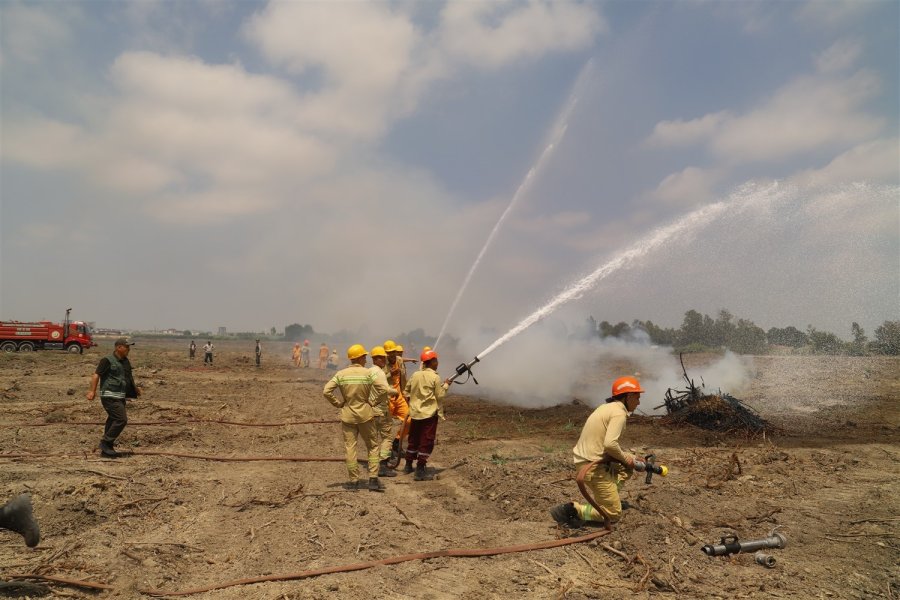 Mersin’de Orman Yangınlarına Karşı İşbaşı Eğitimleri Tamamlandı