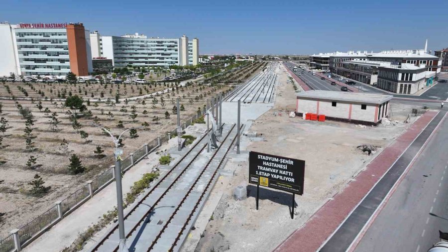 Başkan Altay: "11.1 Kilometrelik Şehir Hastanesi-yeni Sanayi Tramvay Hattının Yüzde 30’luk Kısmını Tamamladık"