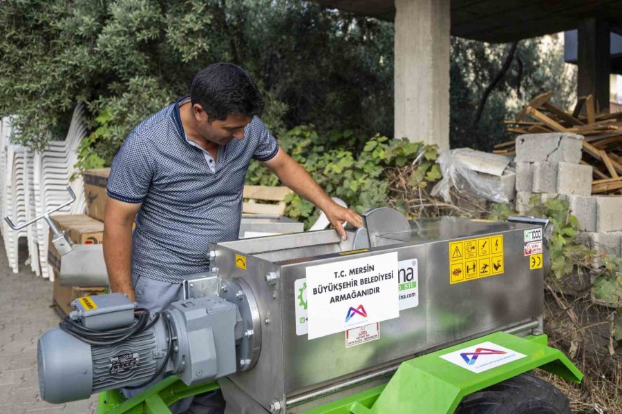 Mersin’de Üreticiye Ekipman Desteği