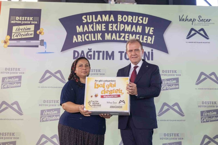 Mersin’de Üreticiye Ekipman Desteği