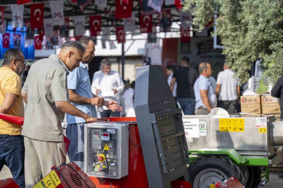 Mersin’de Üreticiye Ekipman Desteği