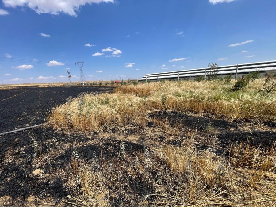 Kulu’da Buğday Tarlası Yandı