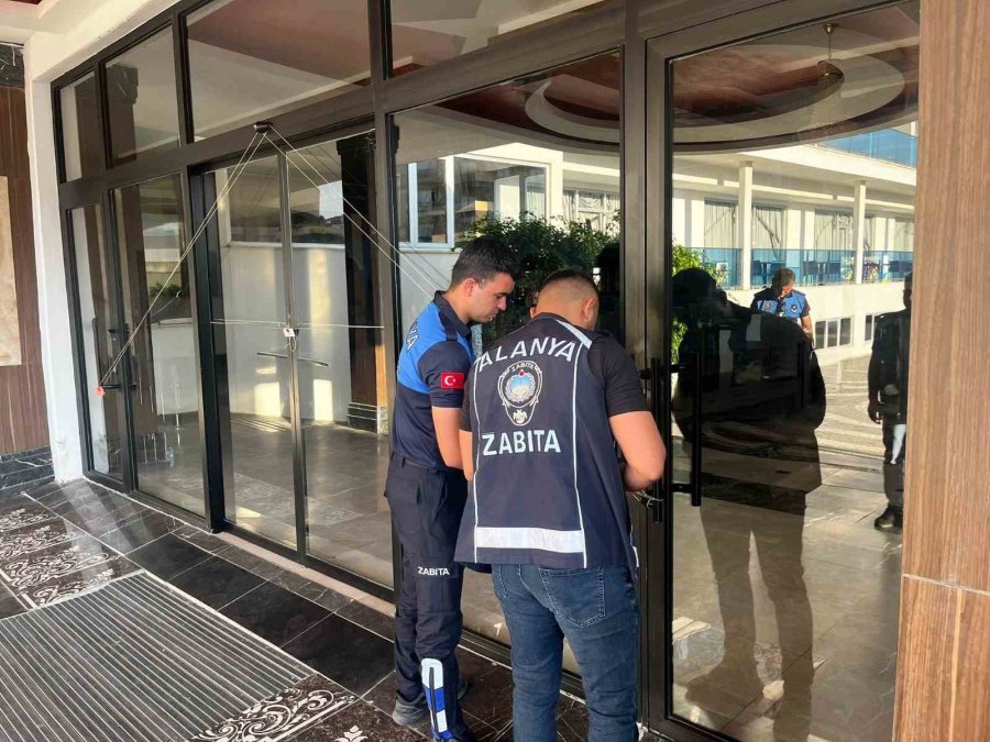 Alanya’da Turizm Tesisine 112’nci Mühür