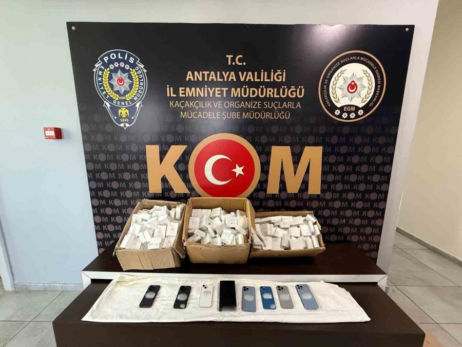 Antalya’da Kaçakçılık Operasyonu: 26 Şüpheliye Adli İşlem