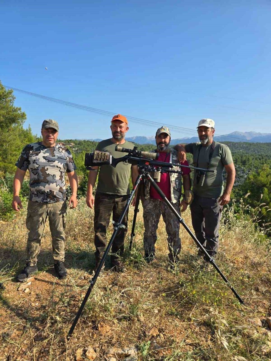 Gündoğmuş’ta Domuz Sürek Avı Düzenlendi