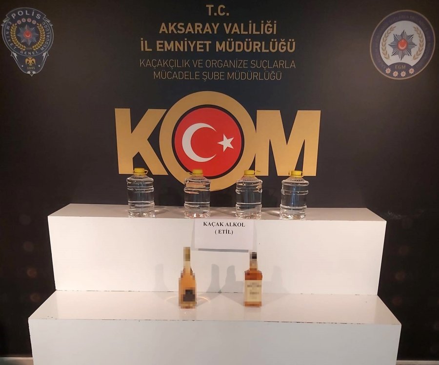 Aksaray Kom’dan 5 Ayrı Operasyon: 8 Gözaltı