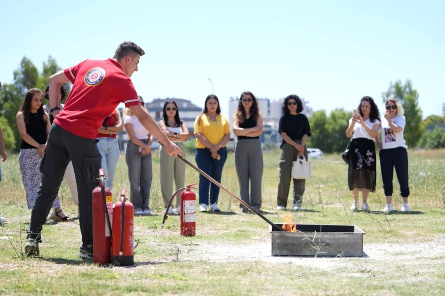 Kreş Öğretmenleri Yangın Eğitimi Aldı