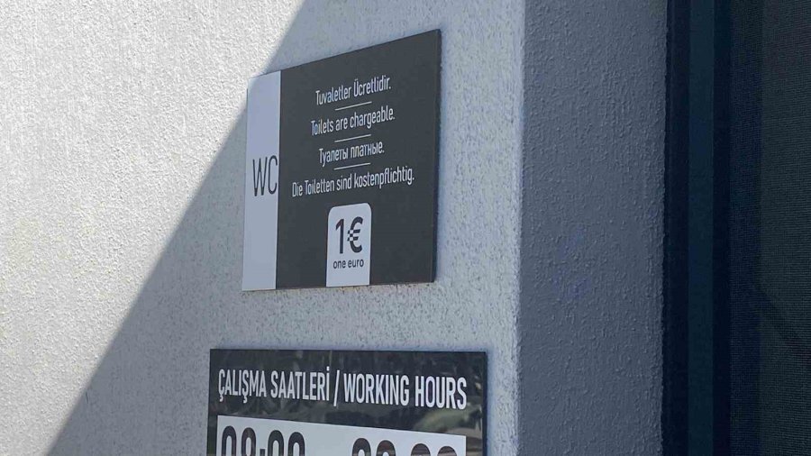 Euro Üzerinden Mesai Saatli Tuvalet Ücreti