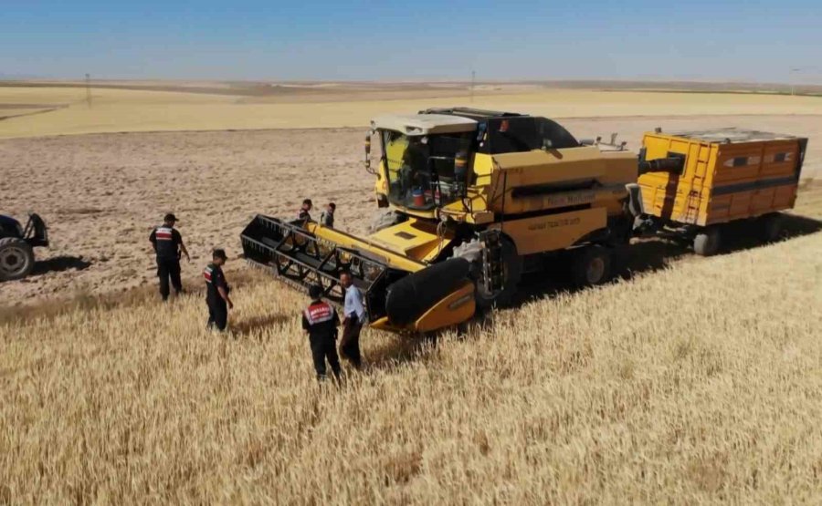 Jandarmadan Çiftçilere Anız Yakmama Eğitimi