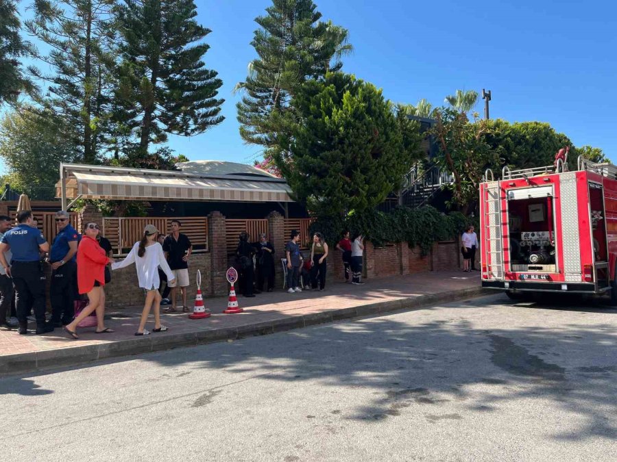 Alanya’da Otelin Kazan Dairesindeki Yangın Korkuttu