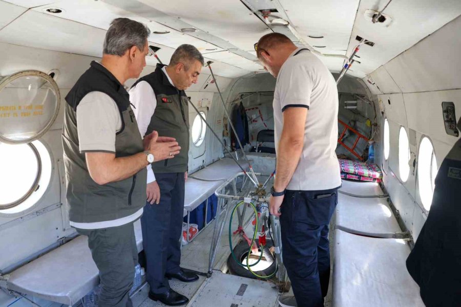Mersin’de Orman Yangınlarına Karşı 5 Helikopter İle 407 Araçlı Ekip Teyakkuzda