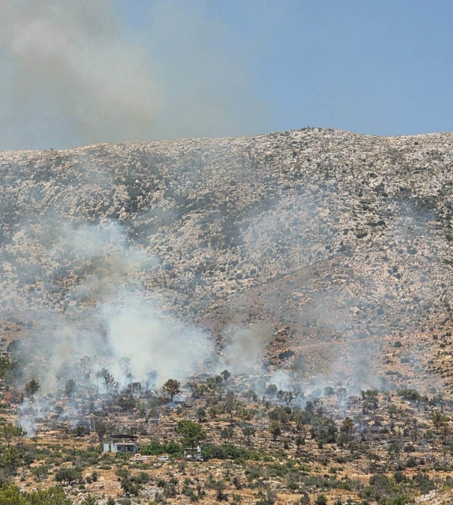 Silifke’de Ağaçlık Alanda Çıkan Yangın Kontrol Altına Alındı
