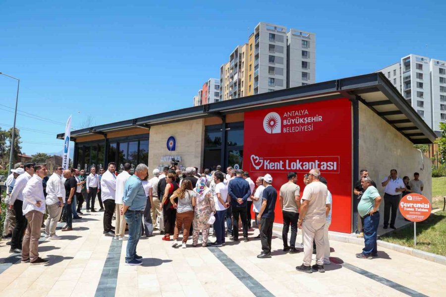 Antalya Büyükşehir Belediyesi Kent Lokantası Hizmete Girdi