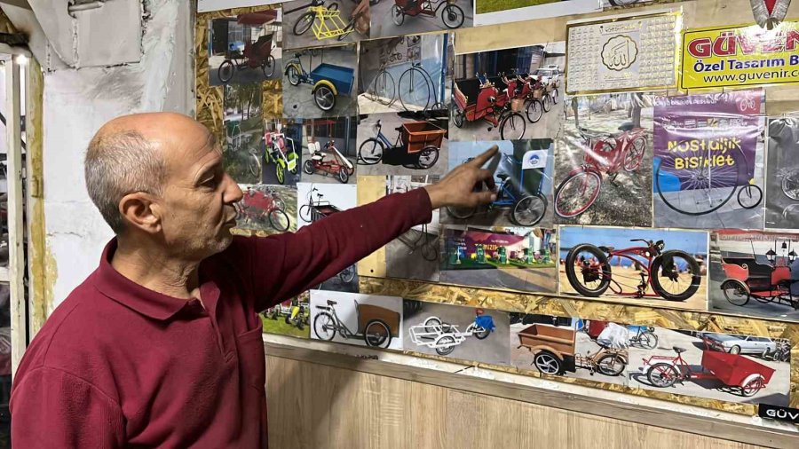 Bisikletleri Sanat Eserine Çeviriyor