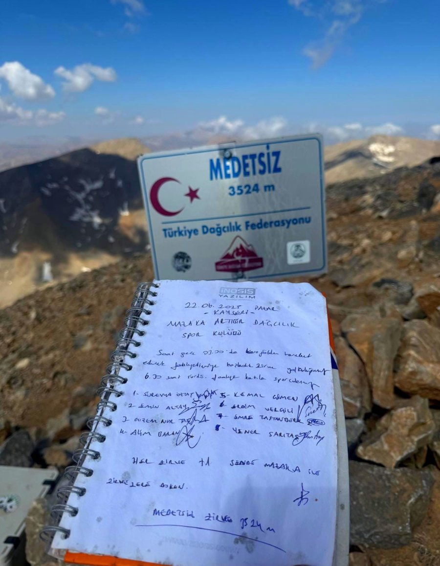 Sporcular Bolkarların Zirvesinde Doğayla Buluştu