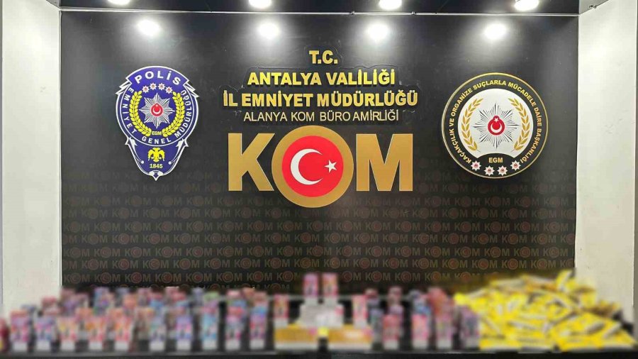 Antalya’da Son 1 Haftada Çok Miktarda Kaçak İçki Ve Tütün Ele Geçirildi