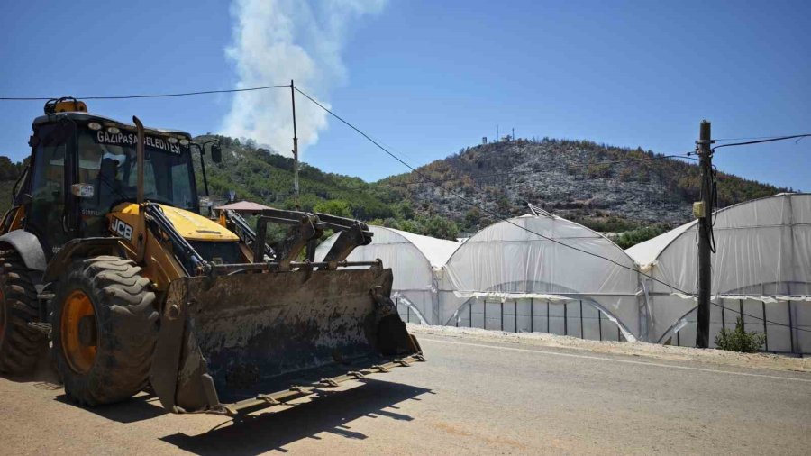 Gazipaşa’da Ormanlık Alanda Yangın